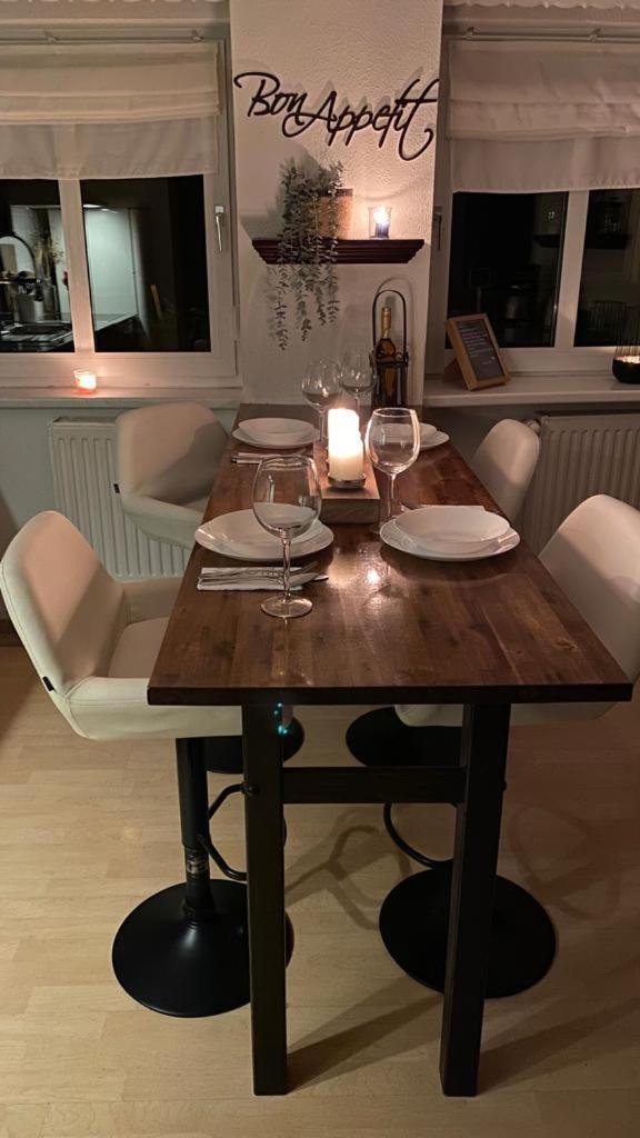 Gaestewohnung Herbsleben Buitenkant foto