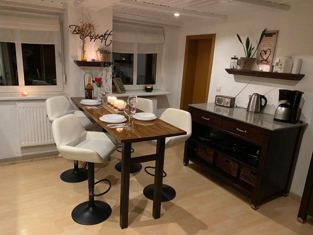 Gaestewohnung Herbsleben Buitenkant foto